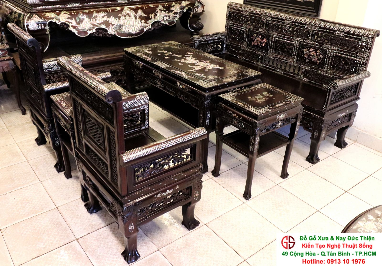 Trường Kỷ Huế Khảm Ốc Cổ Xưa