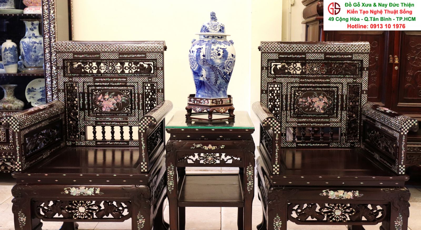 Trường Kỷ Huế Khảm Ốc Xưa