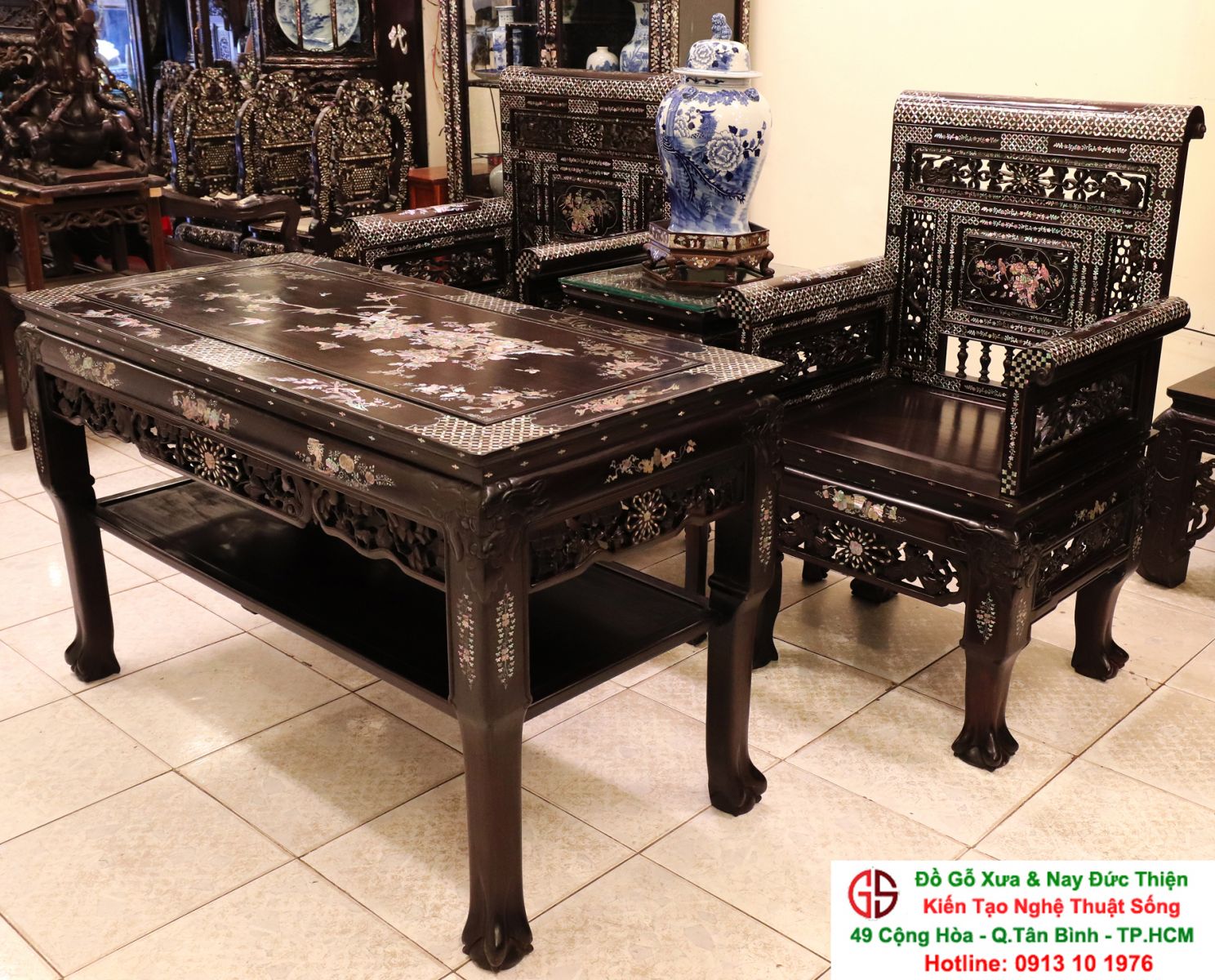Trường Kỷ Huế Khảm Ốc Đẹp