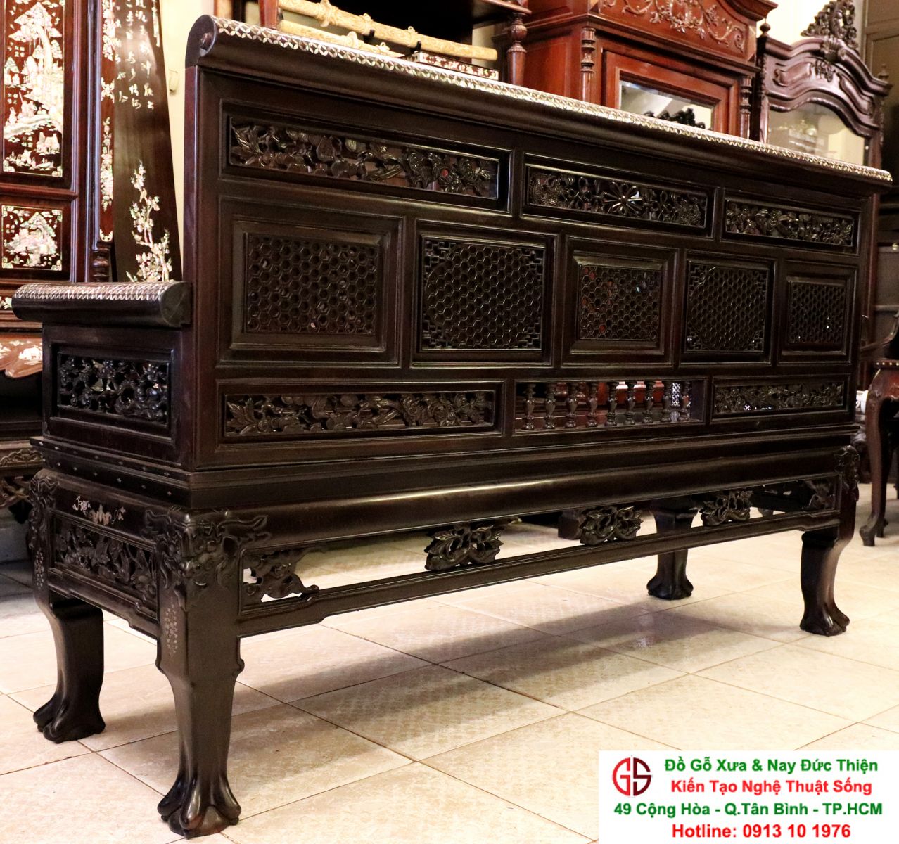 Trường Kỷ Huế Khảm Ốc Xưa