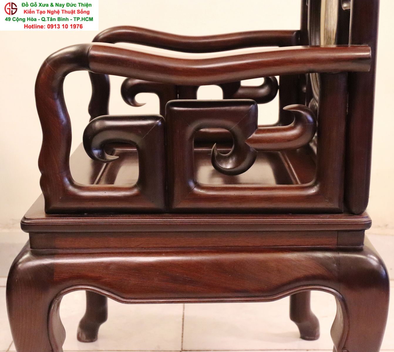 Trang Trí Trường Kỷ Huế Gỗ Gụ