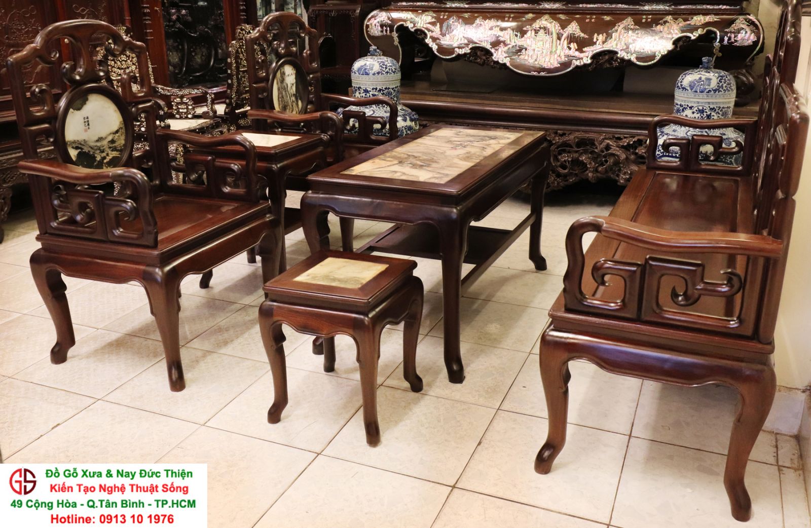 Trường Kỷ Huế Gỗ Gụ Đặc Biệt