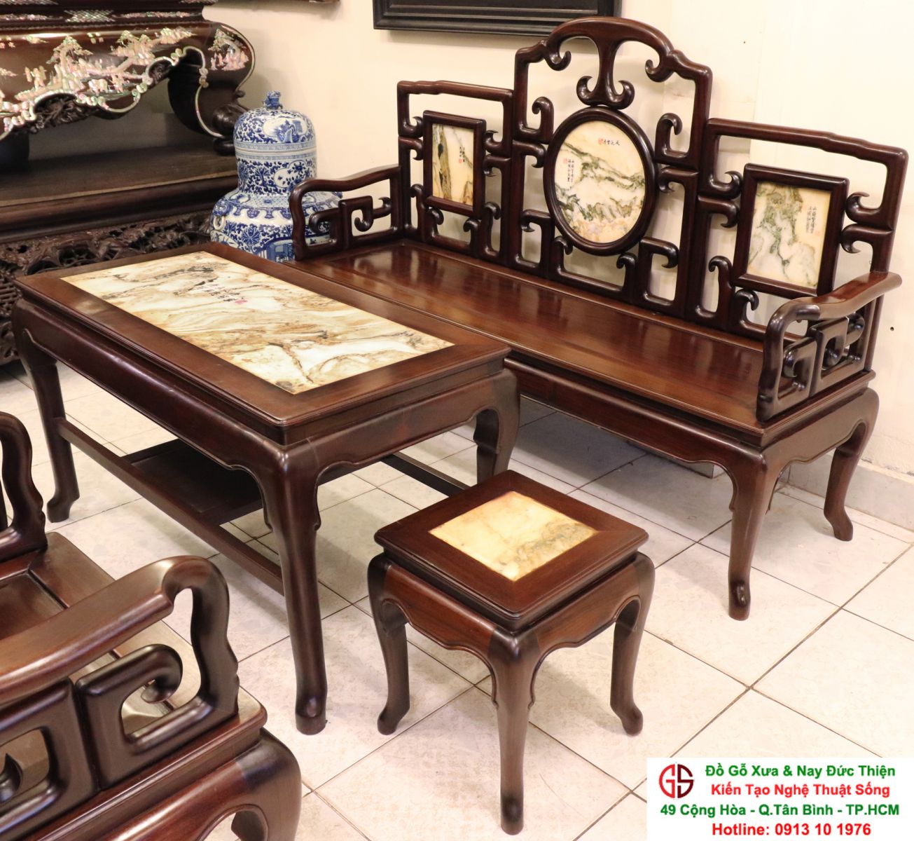 Trường Kỷ Huế Gỗ Gụ