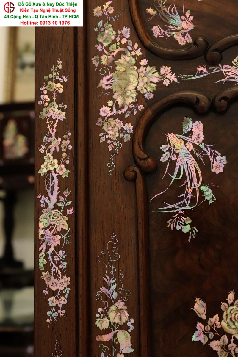 tủ thờ gỗ cẩm lai
