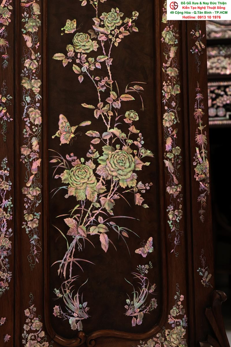 tủ thờ cẩm lai đẹp