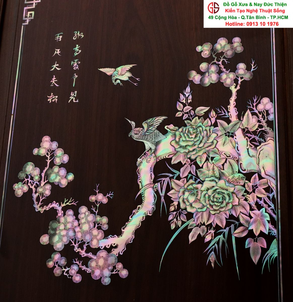 tủ chè khảm ốc