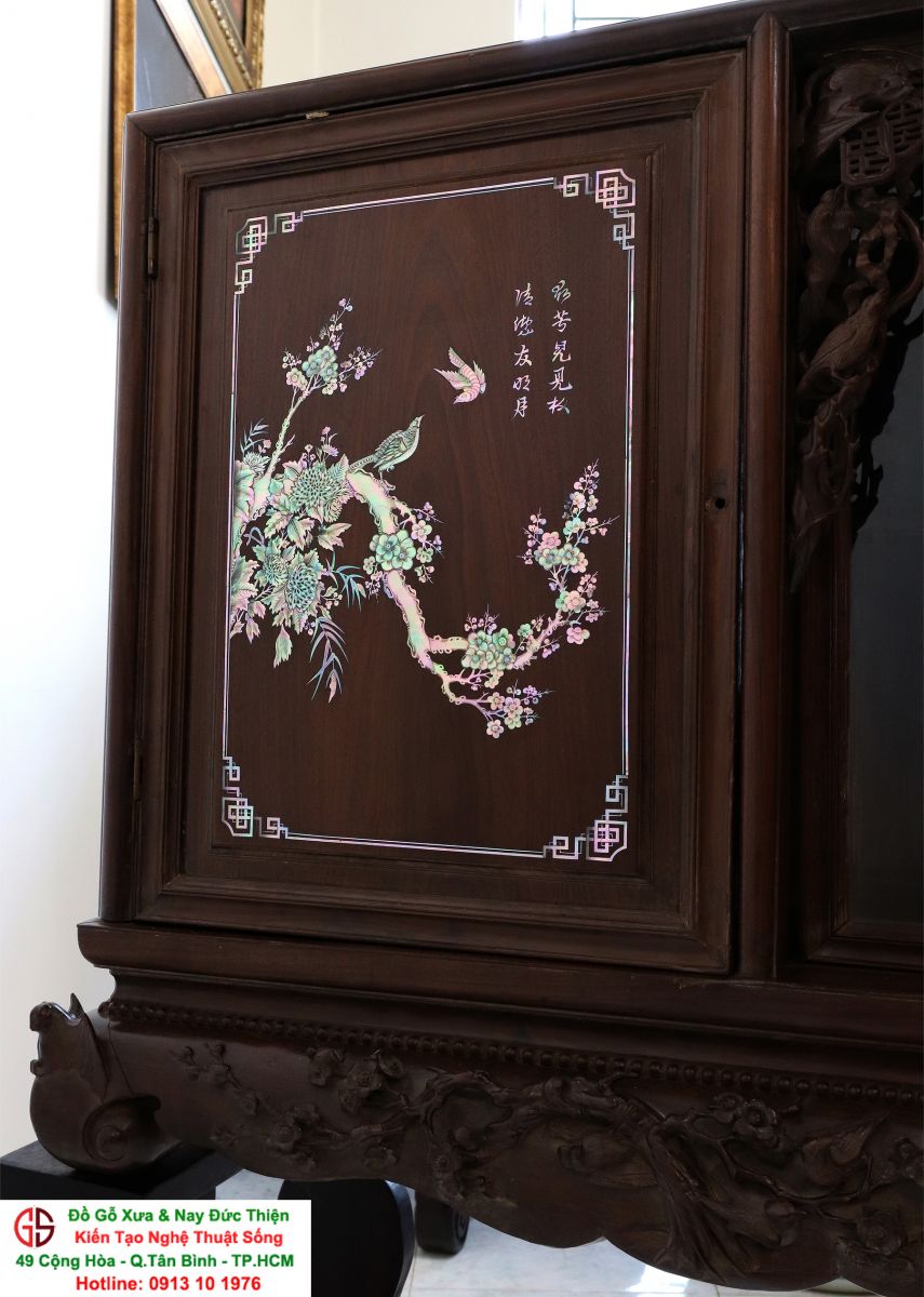 cửa tủ chè cổ