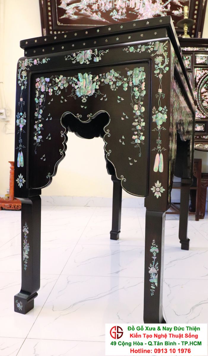 nghi thờ gỗ gụ