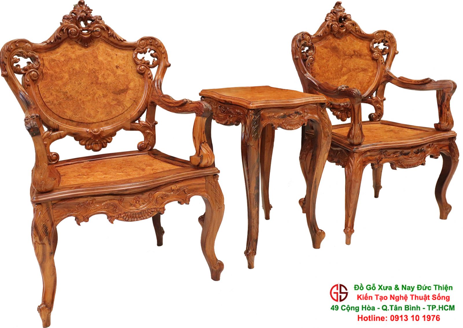 bộ ghế gỗ phòng khách