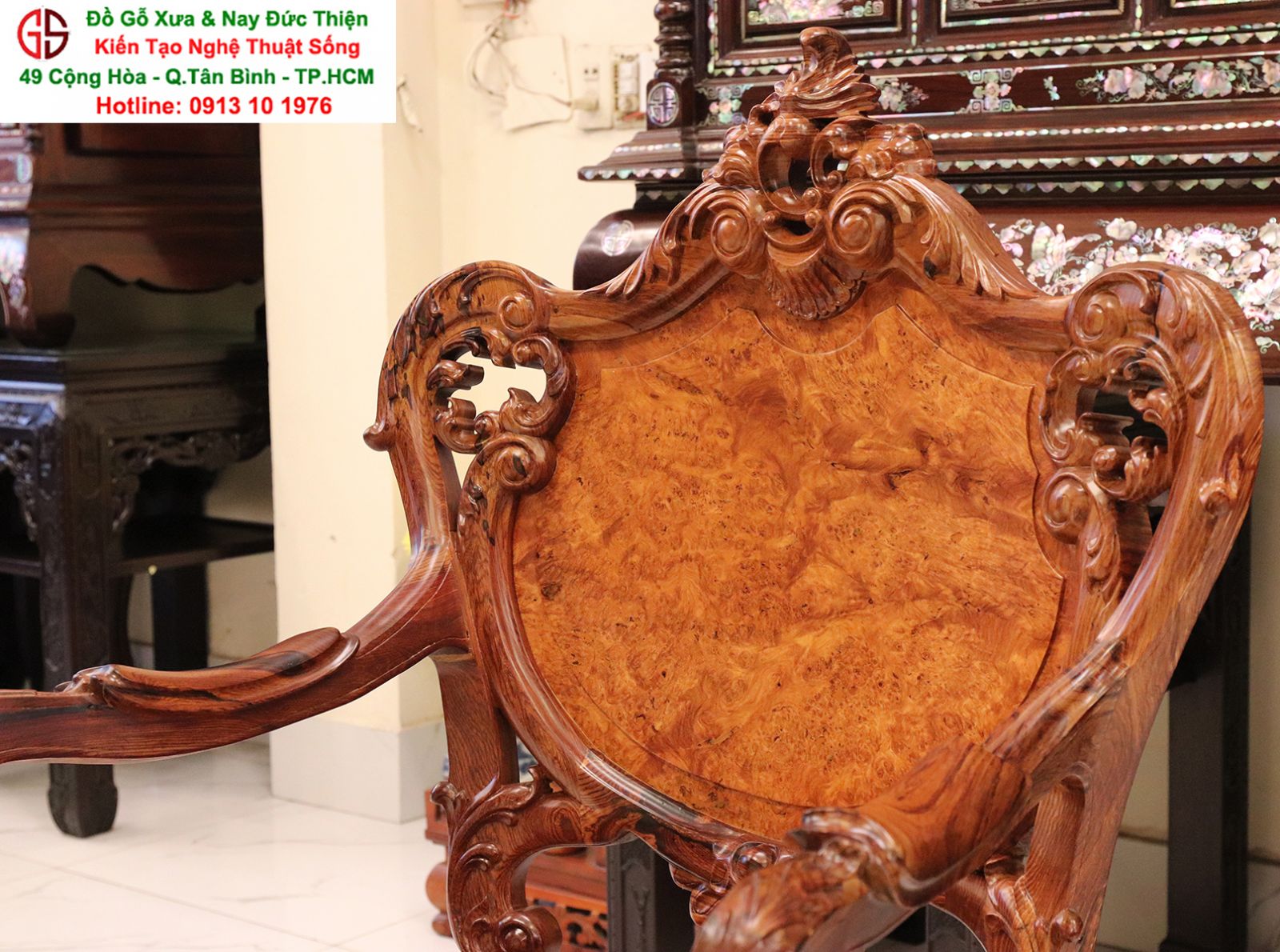 bộ bàn ăn gỗ cẩm lai