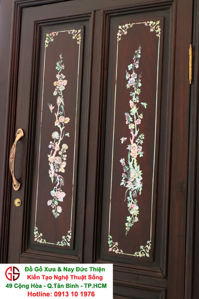 tủ thờ khảm ốc