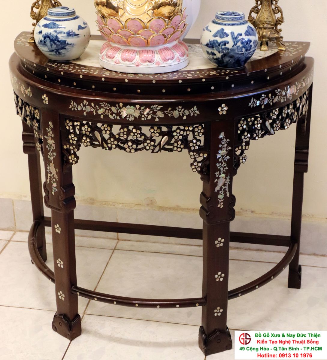 bàn bán nguyệt giá rẻ