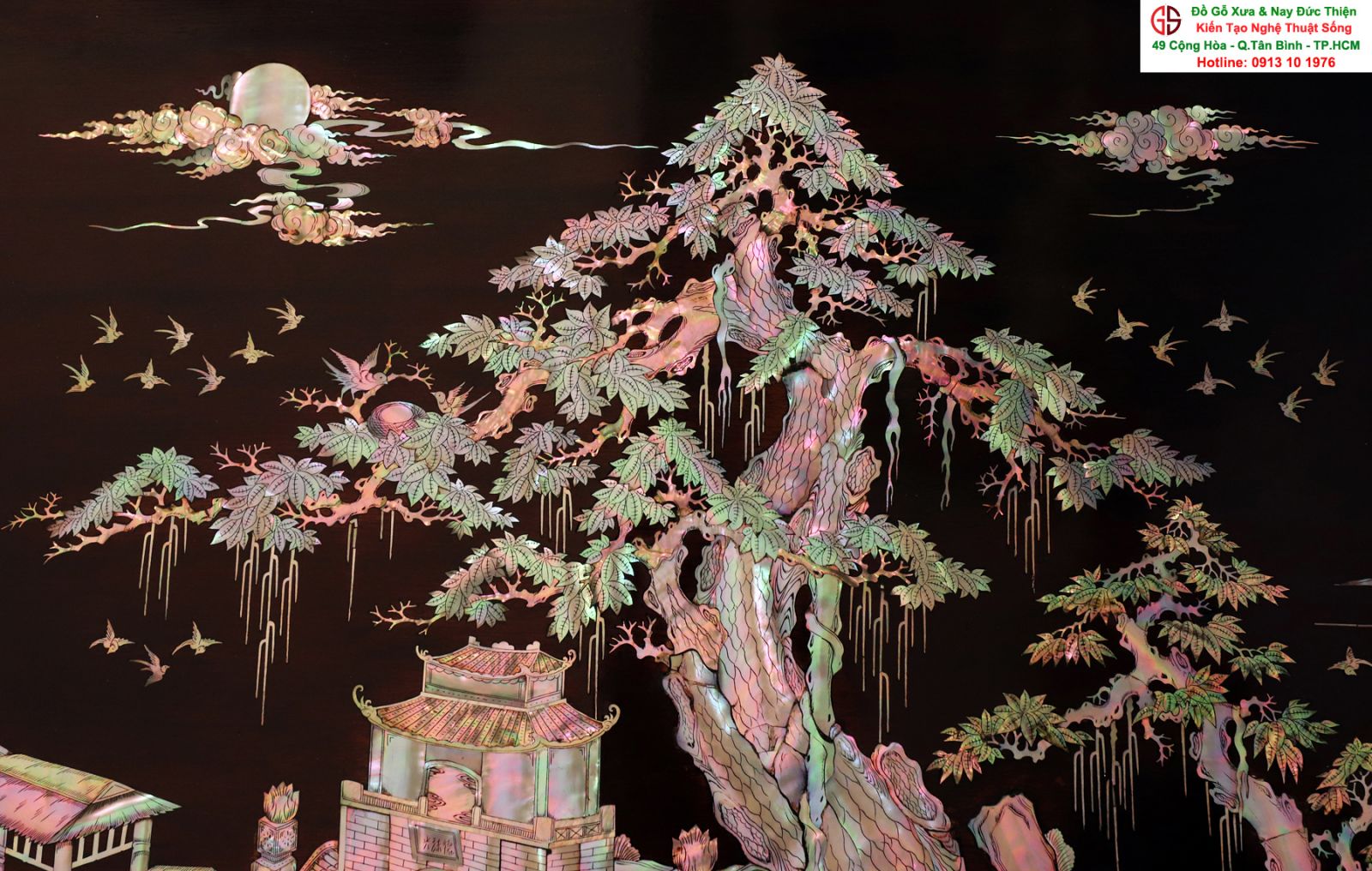 tranh khảm xà cừ