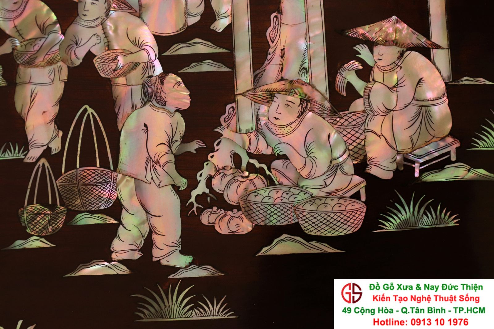 tranh chợ quê