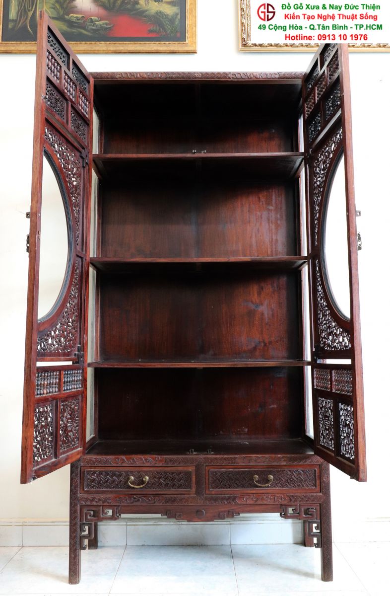 tủ sách gỗ