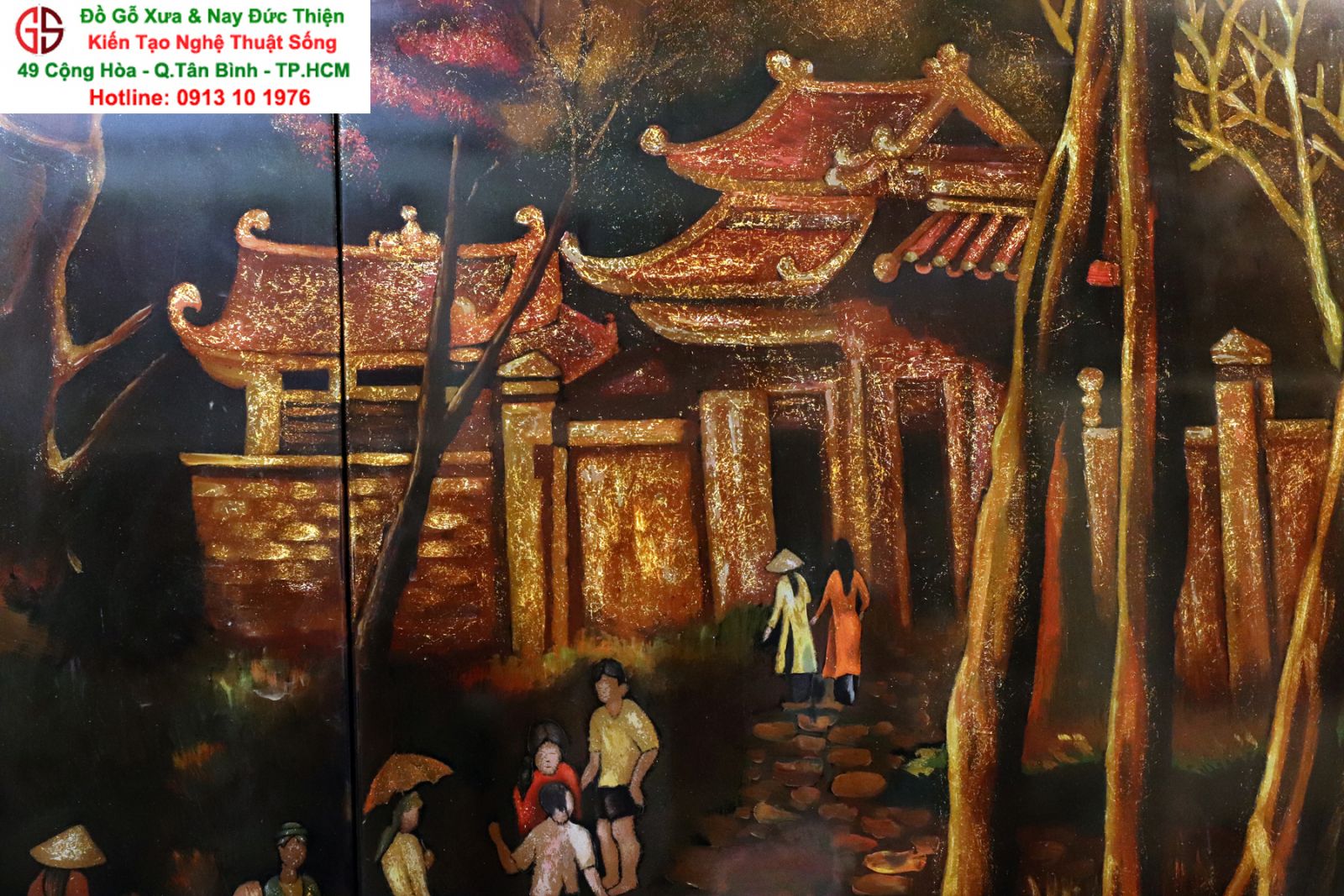 tranh sơn mài phong thủy