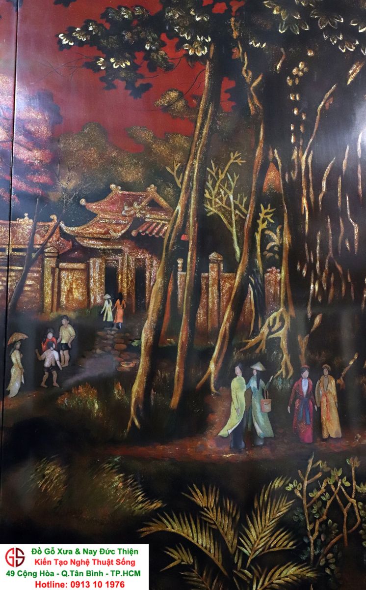 tranh phong cảnh đồng quê
