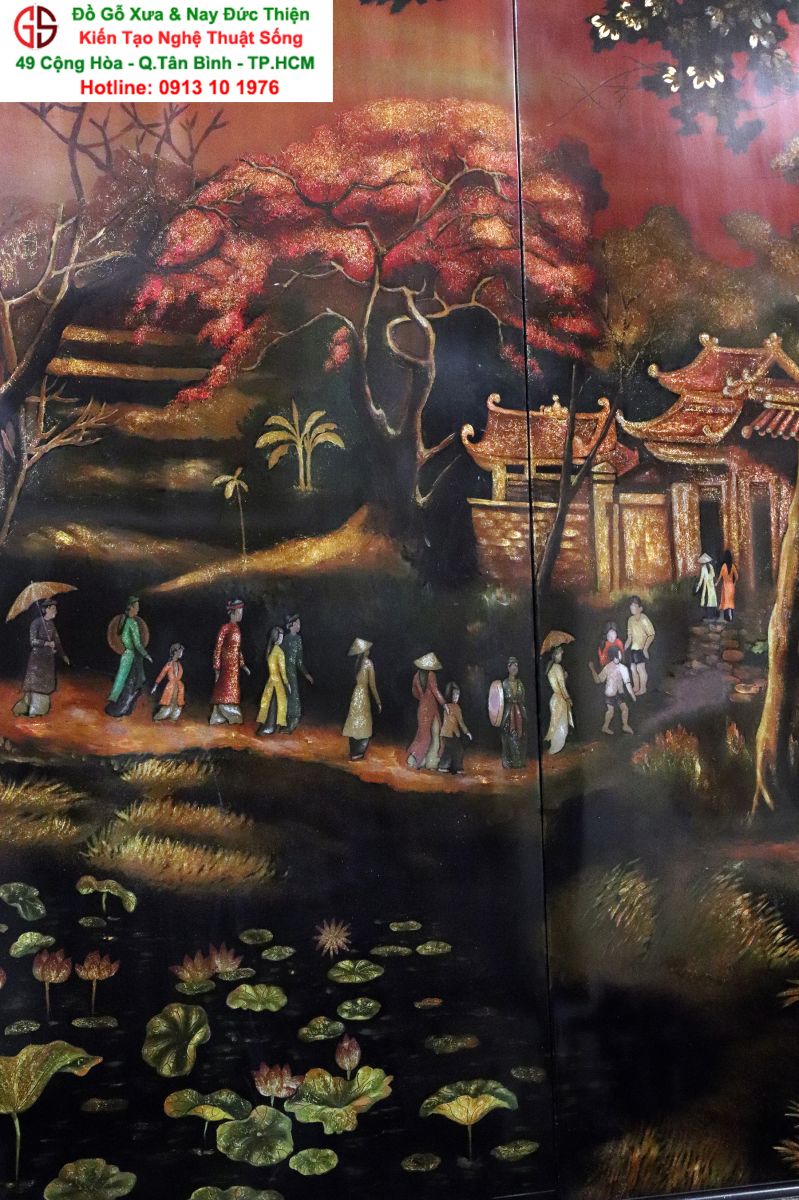 tranh gỗ