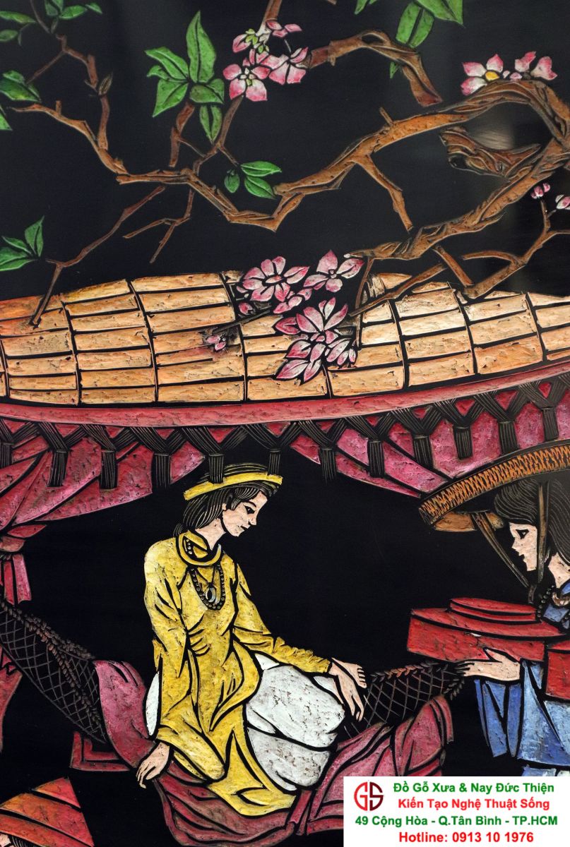 tranh sơn mài đẹp