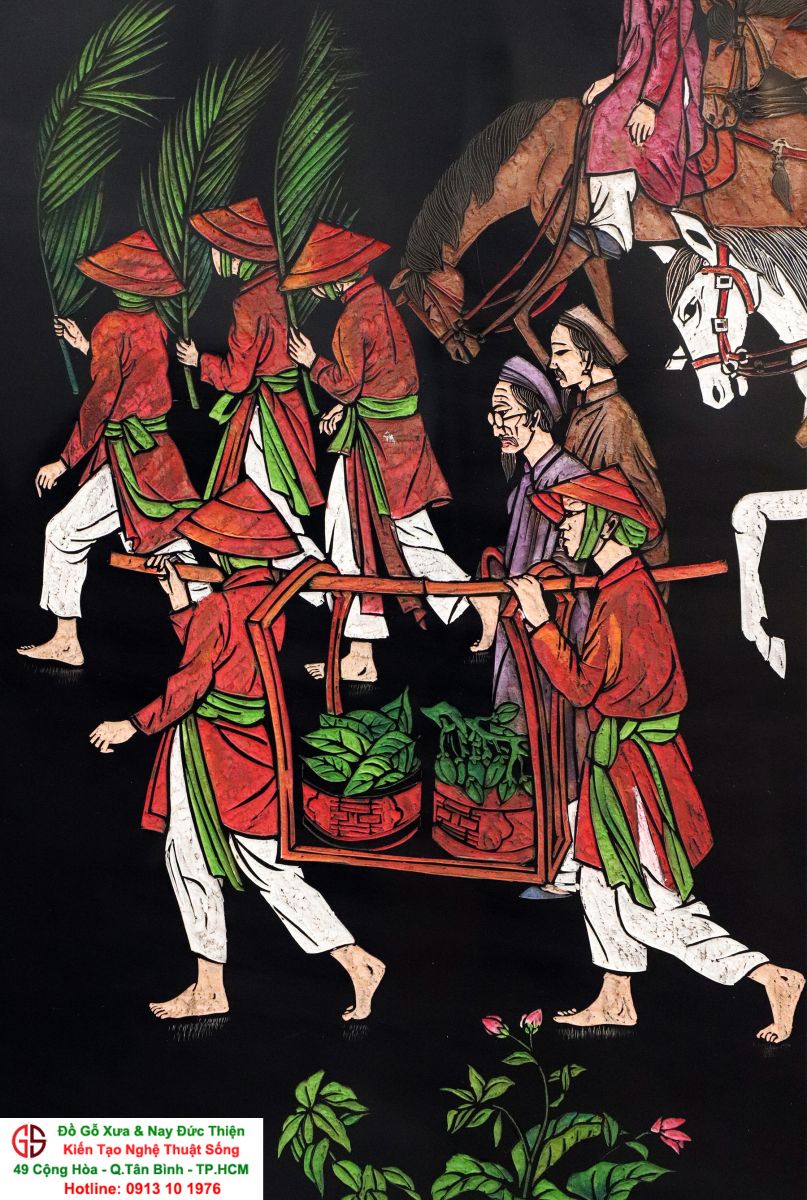 tranh sơn mài phong cảnh