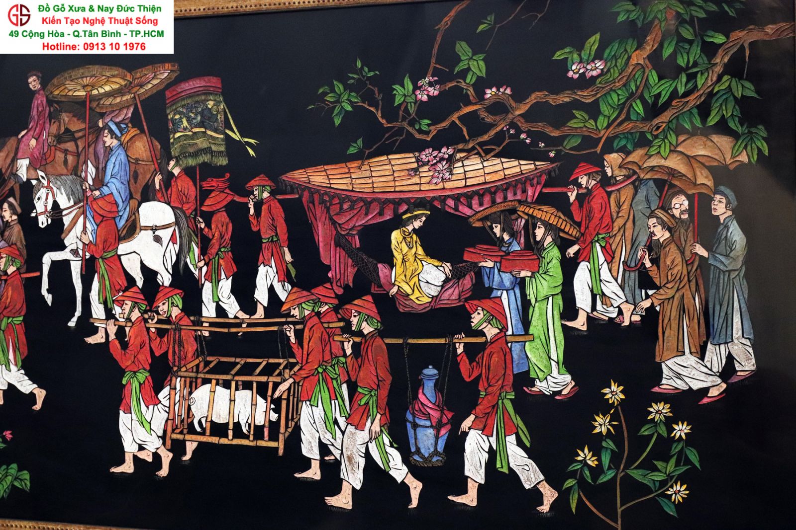 giá tranh sơn mài
