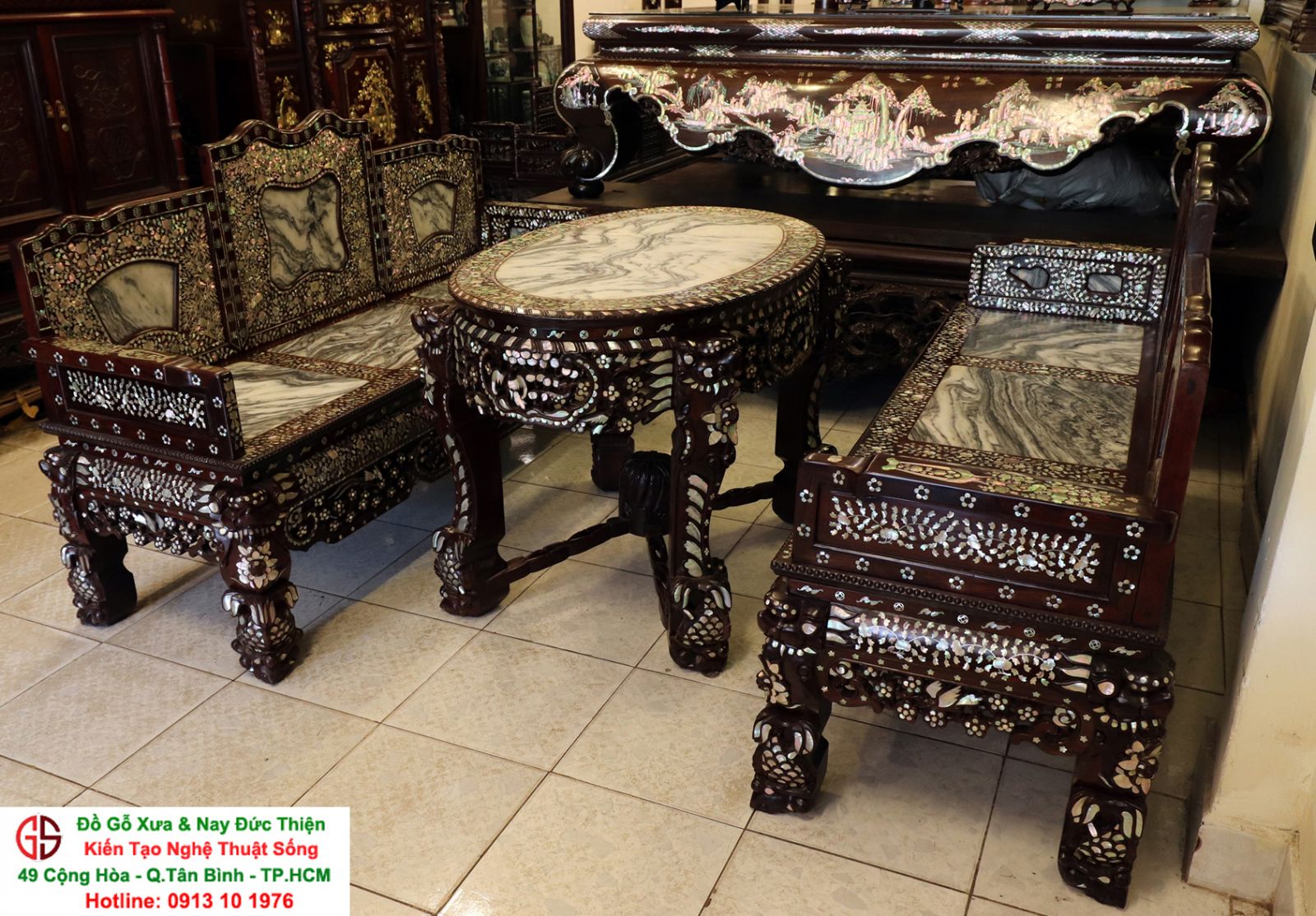kích thước bộ trường kỷ