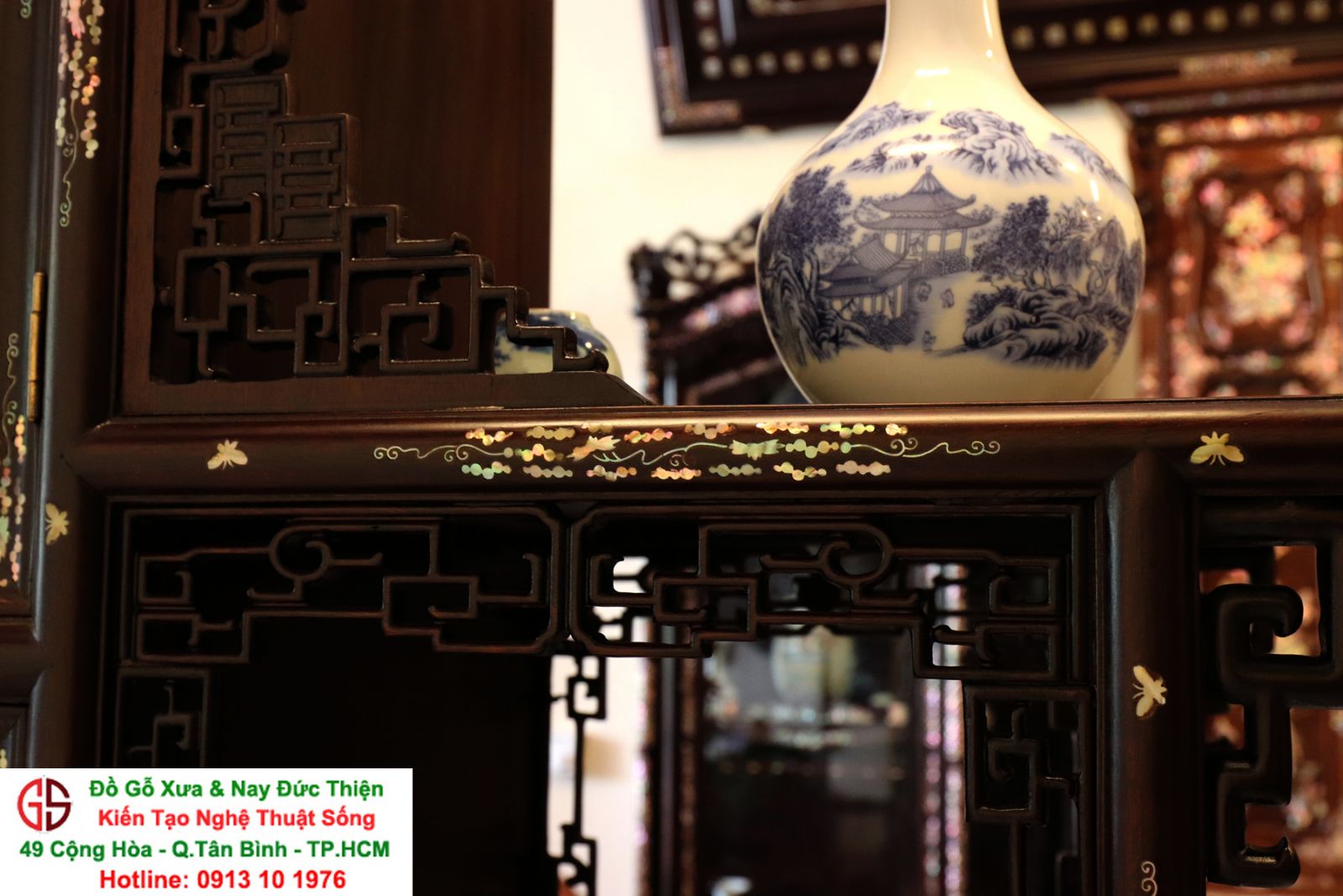 tủ bày đồ kiểu huế